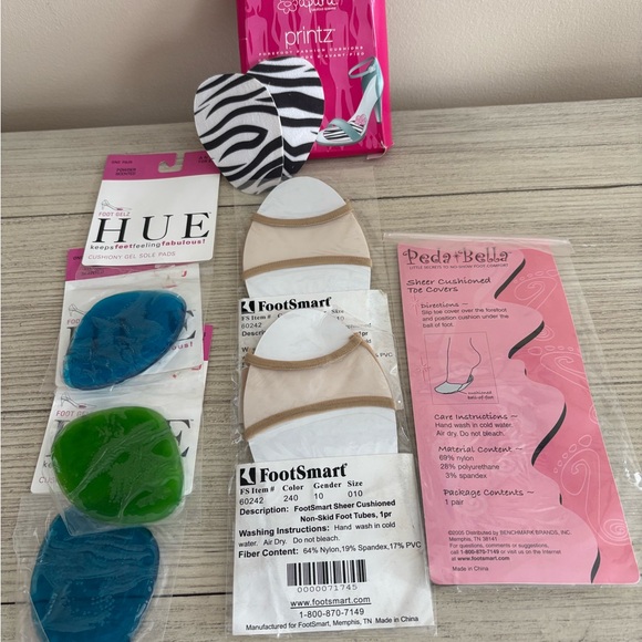 Lot of Sheer Cushioned Toe Covers, Gel Sole Pad, etc. - Picture 1 of 2